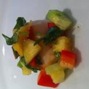 Seared Scallops with Tropical Salsa_image