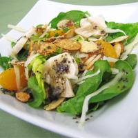 Sugar Toasted Almond Spinach Salad image