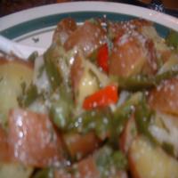 Warm Potato Salad With Italian Dressing_image