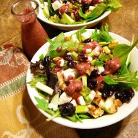 Green Apple Salad With Blueberries, Feta, And Walnuts_image