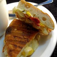 Brie and Apple Panini image