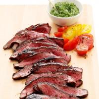 Flank Steak with Salsa Verde image