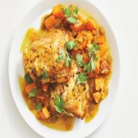 Braised Chicken Thighs with Butternut Squash_image