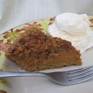 Pumpkin Pie with Walnut Streusel Topping image