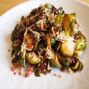 Garlic-Roasted Cheesy Brussels Sprouts_image