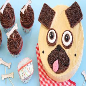 Chocolate-Peanut Butter Pug Cake_image