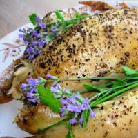 Lavender, Lovage and Lime Roast Chicken With Honey image