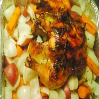 Honey, Vanilla, and Thyme Roasted Chicken image
