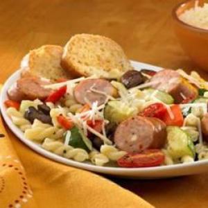 Johnsonville® Three Cheese Oven-Roasted Pasta Primavera_image