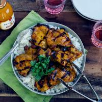 Grilled Curry Chicken with Coconut Rice_image