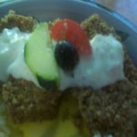 Greek Gyro Meatloaf With Cucumber Yogurt Sauce_image