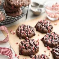 Peppermint Fudge Brownie Cookies_image