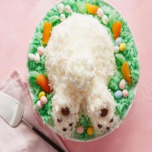 Coconut Bunny Butt Cake_image