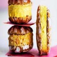 Passionfruit-white chocolate semifreddo sandwiches_image