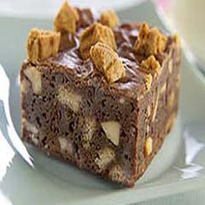 Brownies crujientes súper sencillos de cacahuate image