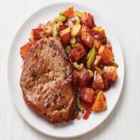 Pork with Sweet-and-Sour Squash image