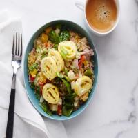 Quinoa, Ham and Pepper Breakfast Salad_image