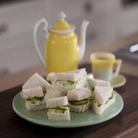 Cucumber and Lemony Dill Cream Cheese Tea Sandwiches_image