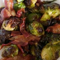 Maple Roasted Brussels Sprouts with Bacon_image