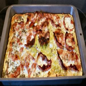 Leek and Pancetta Tray Bread_image