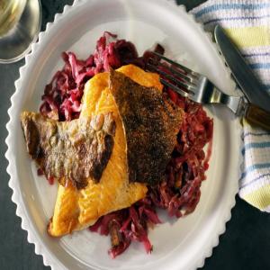 Crispy Skin Arctic Char With Butter-Braised Cabbage_image