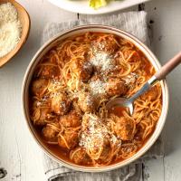 Spaghetti & Meatball Soup image