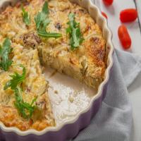 Ron's Artichoke and Two Cheese Frittata_image