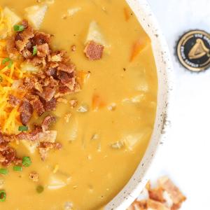 Beer Cheese Potato Soup - Simply Made Recipes_image