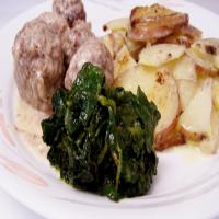 Butter Braised Spinach image