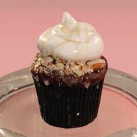 Chocolate Cherry Cola Cupcakes with Red Licorice Filling and Marshmallow Frosting image