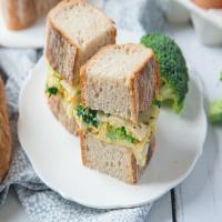 Broccoli and Egg Sandwich image