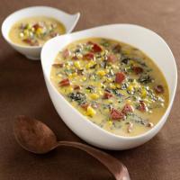 Smoked Sausage, Butternut Squash and Wild Rice Soup image