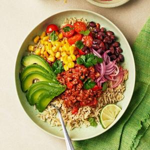 Spicy beef taco bowl_image