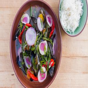 Mussel Sinigang (Sour Soup) As Made By Chef Tara Monsod Recipe by Tasty_image