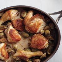 Braised Chicken and Brussels Sprouts image