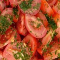 Beautiful Tomato and Mint Salad_image