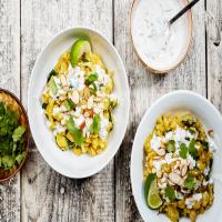 One-Pot Curried Cauliflower with Couscous and Chickpeas image