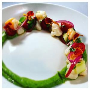 Scallops & Shrimps Ceviche With Avocado Sauce_image