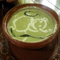 Roasted Cream of Poblano Soup image