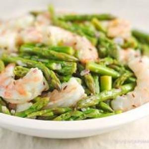 Asparagus and Shrimp Salad Recipe with Lemon Dill Vinaigrette_image