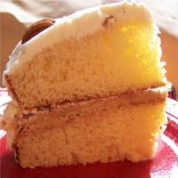 Caramel Cake With Caramel Cream Cheese Frosting_image