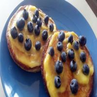 Lemon Curd Blueberry Pancakes_image