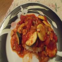 Creole Vegetables on Basmati Rice_image
