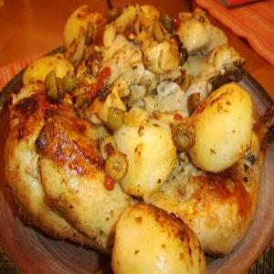Kittencal's Greek Roasted Lemon-Garlic Chicken With Potatoes_image