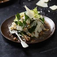Celeriac salad with Parmesan, walnuts & parsley image