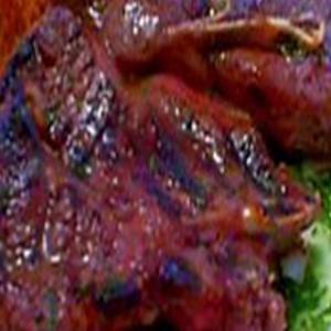 Grilled Lamb Shoulder Chops with Fresh Mint Jelly Recipe_image