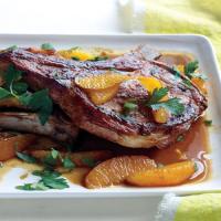 Pork Chops with Oranges and Parsley image
