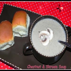 Creamy Chestnut & Savory Shrooms Soup_image