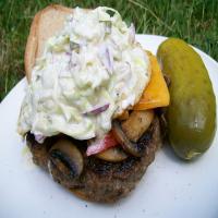 Amy's Dill Pickle and Lettuce Hamburger 