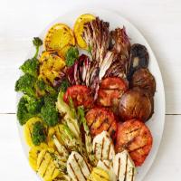 Grilled Polenta and Veggies image
